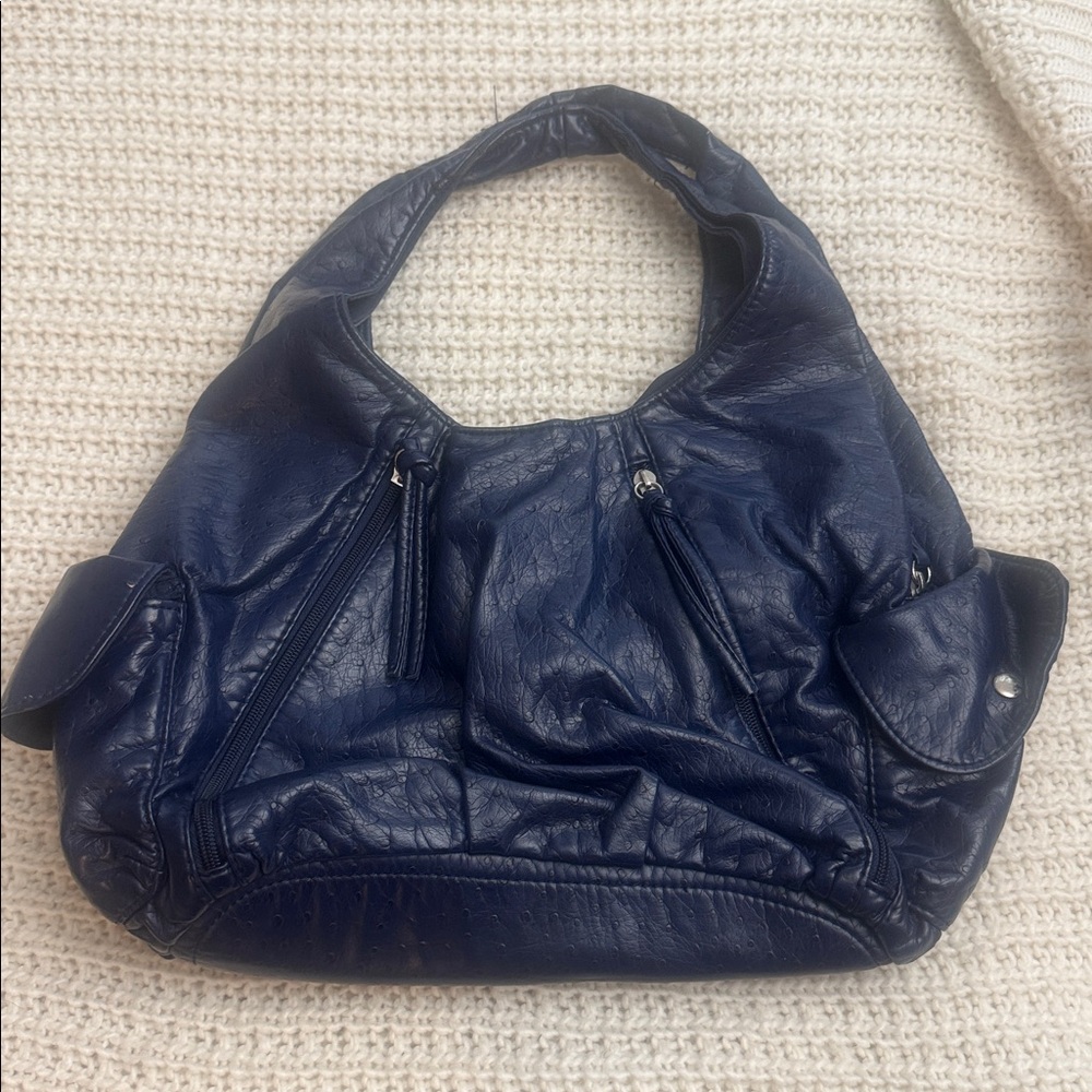 Y2K slouchy hobo purse  vegan leather